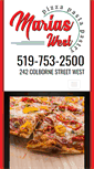 Mobile Screenshot of mariaspizza.ca